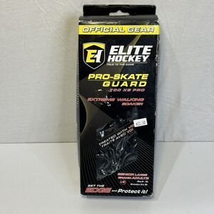 NEW Elite Hockey 700XS Pro Extreme Walking Soaker Skateguards Black Size Large